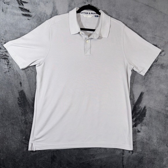 Cutter & Buck Other - Cutter & Buck Mens Advantage‎ Polo Shirt Light Grey Short Sleeve L MCK00158